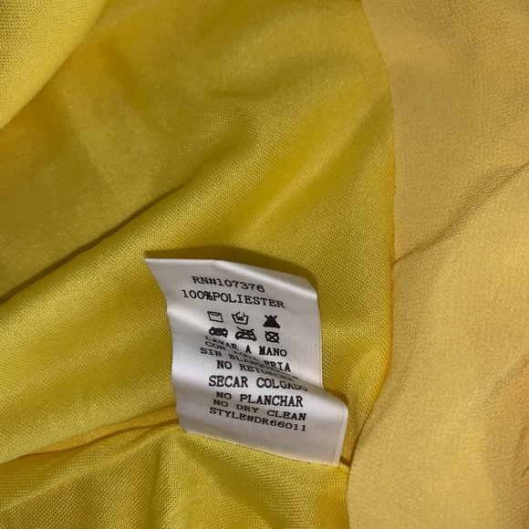 Available gorgeous yellow dress - Picture 13 of 16